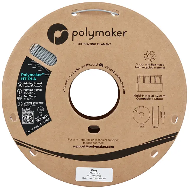 Polymaker HT-PLA Grey 