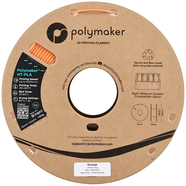 Polymaker HT-PLA Orange 