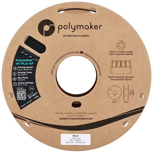 Polymaker HT-PLA-GF Black 