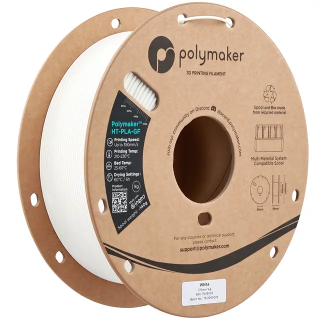Polymaker HT-PLA-GF White 