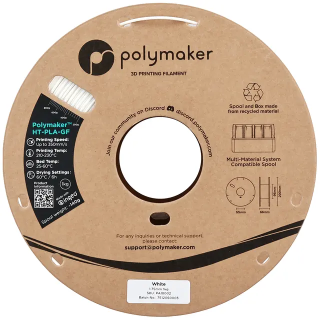 Polymaker HT-PLA-GF White 