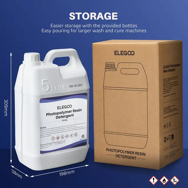 Elegoo Resin Detergent / Cleaner 5KG 