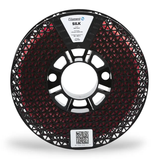 FilamentPM PLA Silk Red Touch 