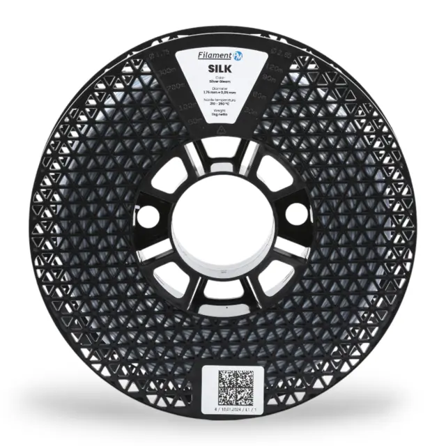 FilamentPM PLA Silk Silver Gleam 