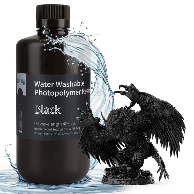 Elegoo Water Washable Resin 1kg Black 