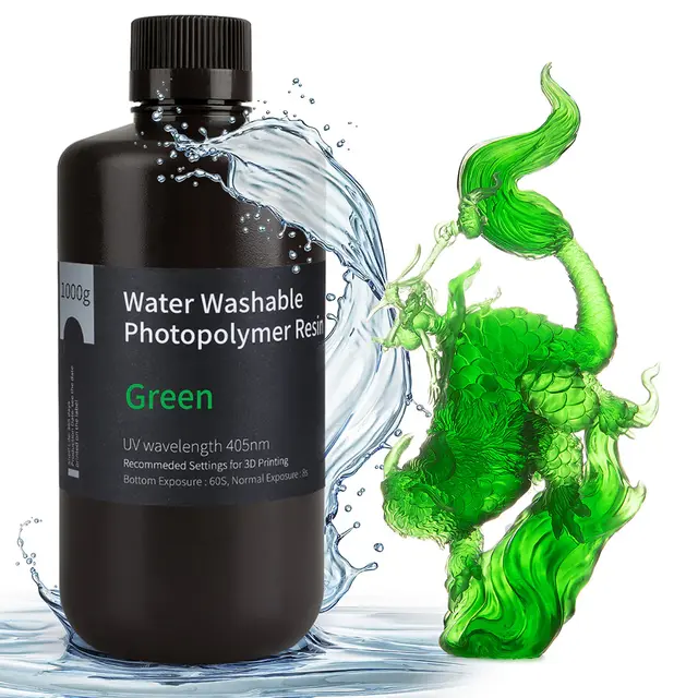 Elegoo Water Washable Resin 1kg Green 