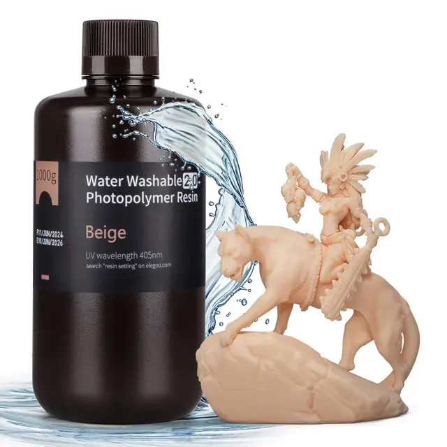 Elegoo Water Washable Resin V2 1kg Beige (Skin) 