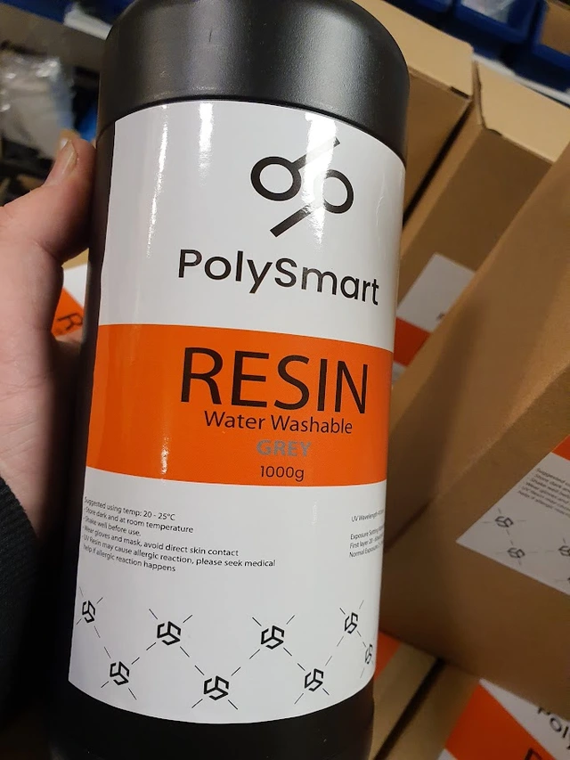 PolySmart Water Washable Resin 1kg Grey 