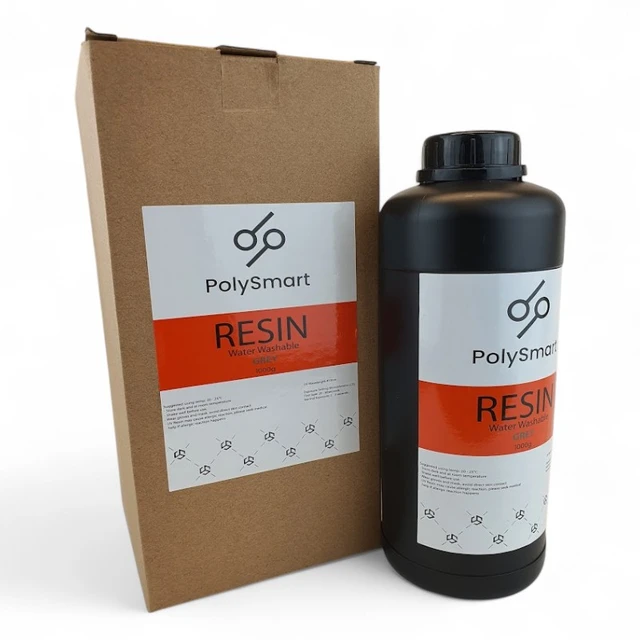 PolySmart Water Washable Resin 1kg Grey 