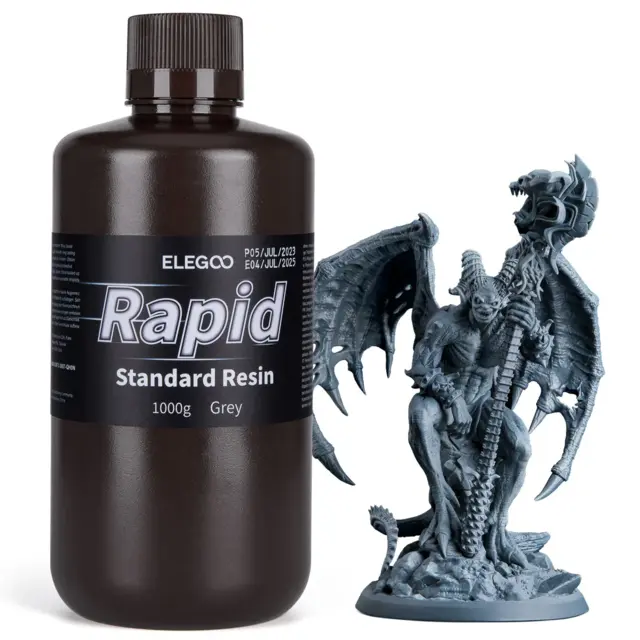 Elegoo Rapid Standard Resin 1kg Grey 